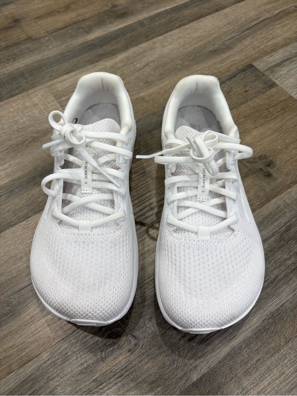 Altra White Women's Knit Running Shoes